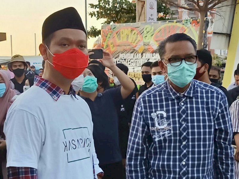 Bareng Dokter Fadli di Peresmian Lego-lego, Gubernur NA Pakai Kemeja Khas Dilan