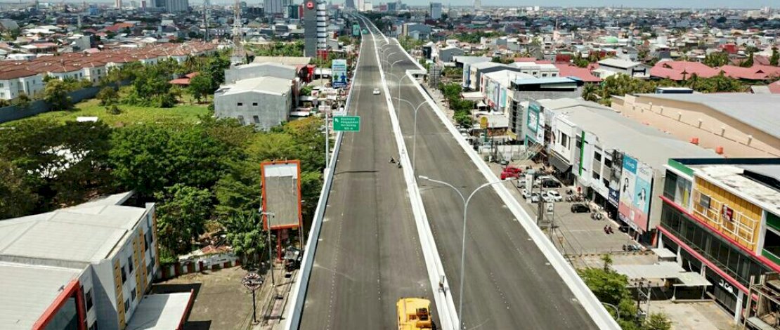 Penampakan Jalan Tol Layang Dalam Kota.