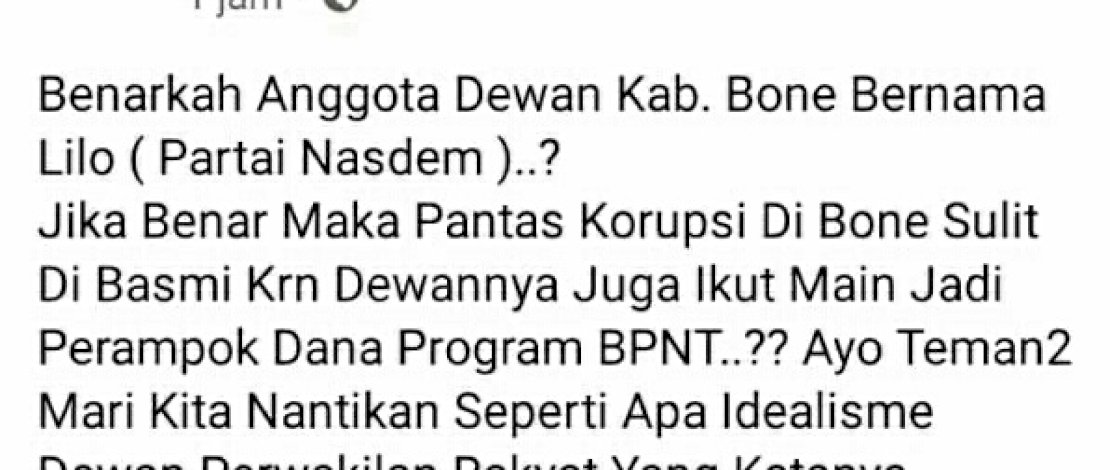 Cuitan Facebook Dirfan