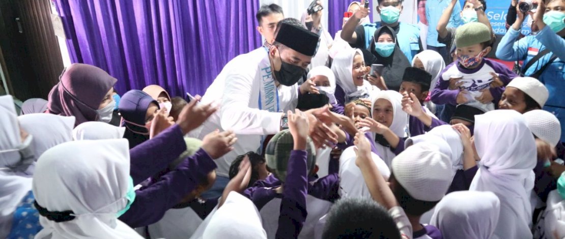 Bobby Nasution meresmikan Rumah Quran di Kecamatan Medan Tembung, Selasa (1/12/2020) malam.