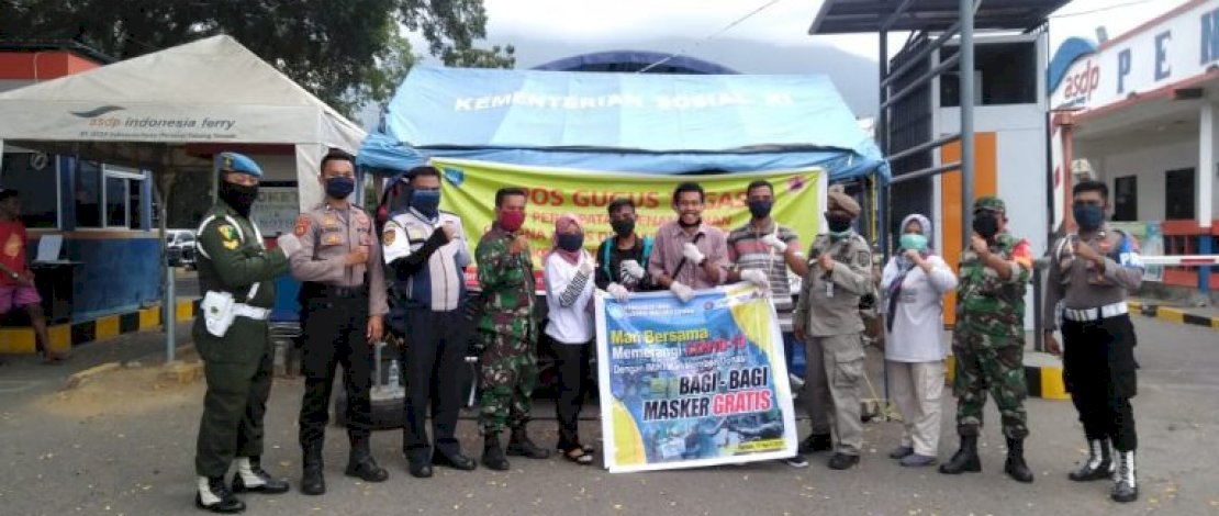 IMIKI Cabang Maluku Utara Wilayah Lima Bagikan Masker Gratis