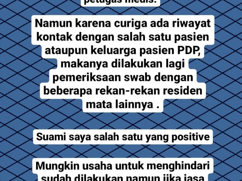 Suaminya Positif, Menantu Prof Idrus Titip Pesan Mengharukan