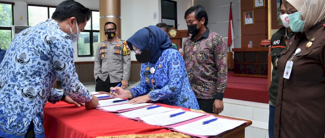 Jelang Pilkada 2020, Pemkab Gowa Gelar Penandatanganan Pakta Integritas