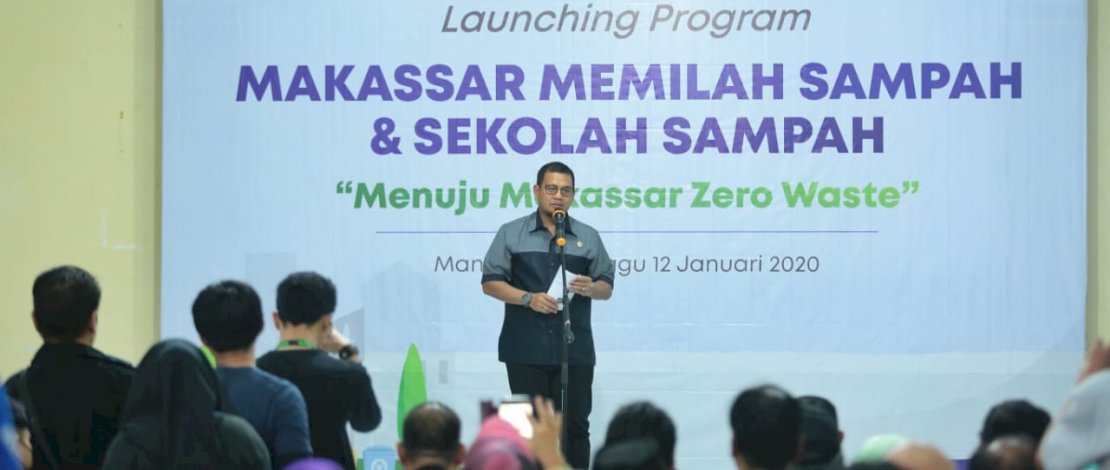 Pj Wali Kota Makassar Launching Sekolah Sampah