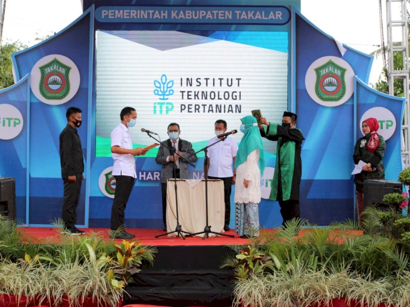 Kampus ITP Takalar Diresmikan, Hj Irma Rektor Pertama
