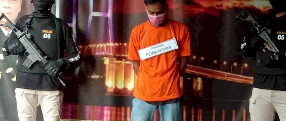 Jefri saat diamankan.