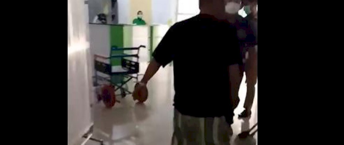 Warga Sidrap yang dikarantina, mengamuk.