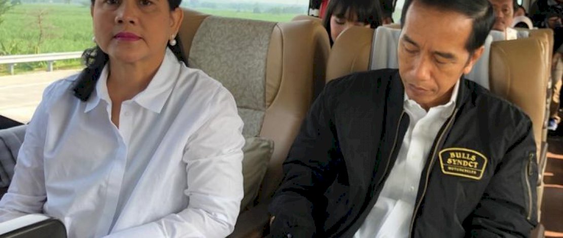 Presiden Jokowi dan Iriana. IST