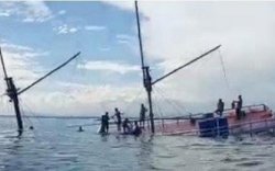 Begini Kronologi Tenggelamnya Kapal Pinisi Dispar Bulukumba