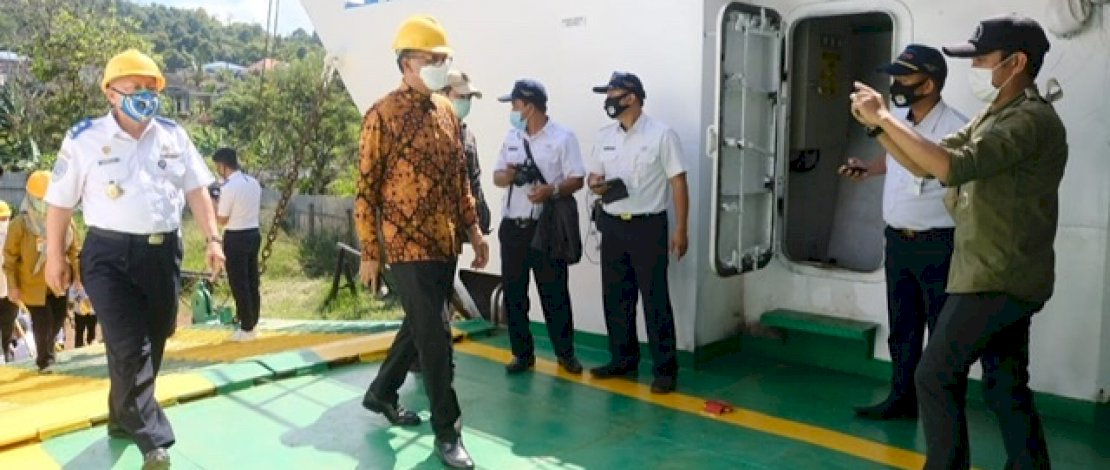Gubernur Sulsel Cek Kesiapan Kapal Roro Penghubung Tiga Provinsi