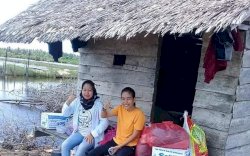 Baru dari Makassar, Dua Putri Kepala Desa di Sulbar Dikarantina di Gubuk Empang