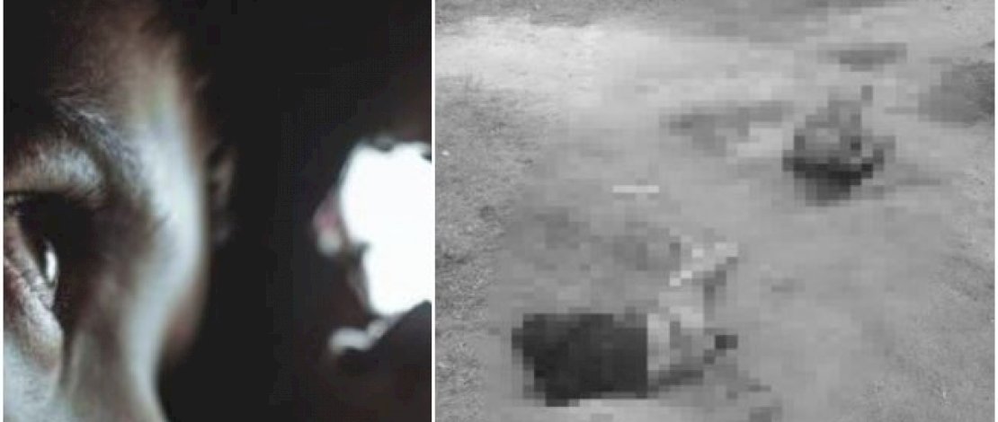 Ilustrasi (kiri), jasad Yasa dan menantunya usai dibantai kelompok yang diduga MIT. 