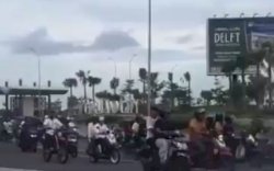 Acuhkan PSBB, Puluhan Pengendara Motor di Makassar Malah Konvoi