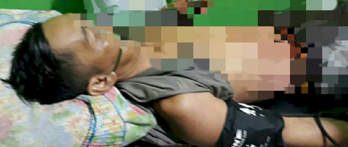 Asdar saat mendapat perawatan di Puskesmas Biki Nangka. Sayang, nyawanya tak tertolong. Asdar saat mendapat perawatan di Puskesmas Biki Nangka. Sayang, nyawanya tak tertolong.