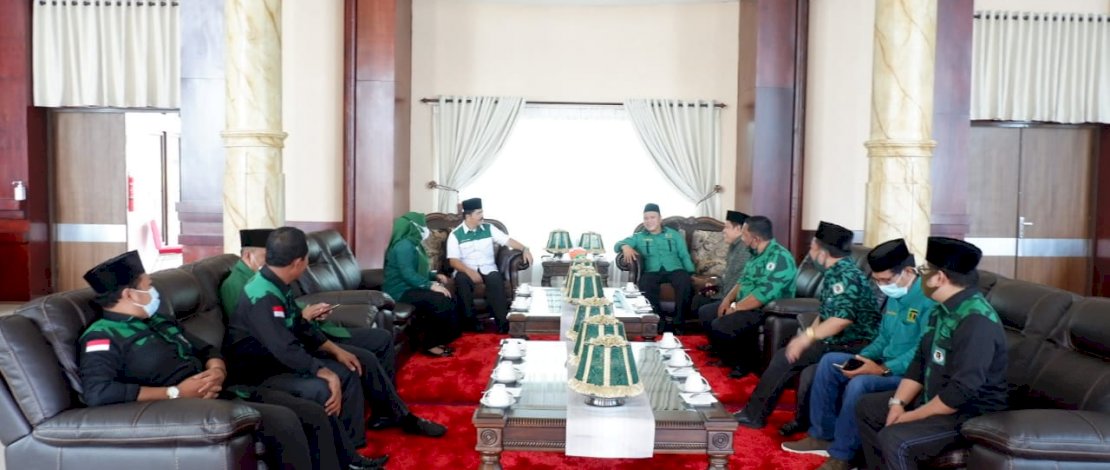 Kunjungan Pengurus DPW PPP Sulsel ke rujab Bupati Luwu.