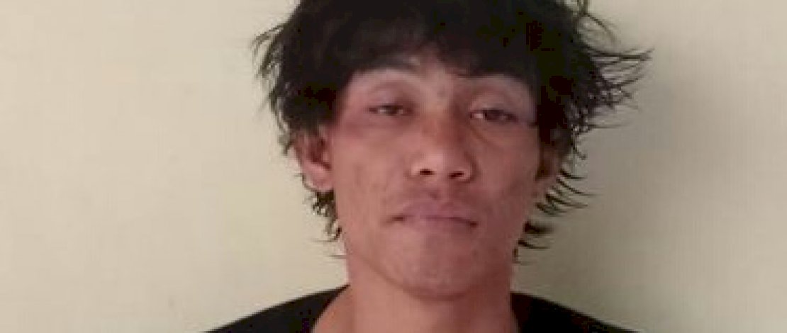 Lagaba saat diamankan polisi.