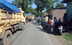 Truk Mitsubishi VS Honda Supra, Nyawa Petugas Damkar Makassar Melayang