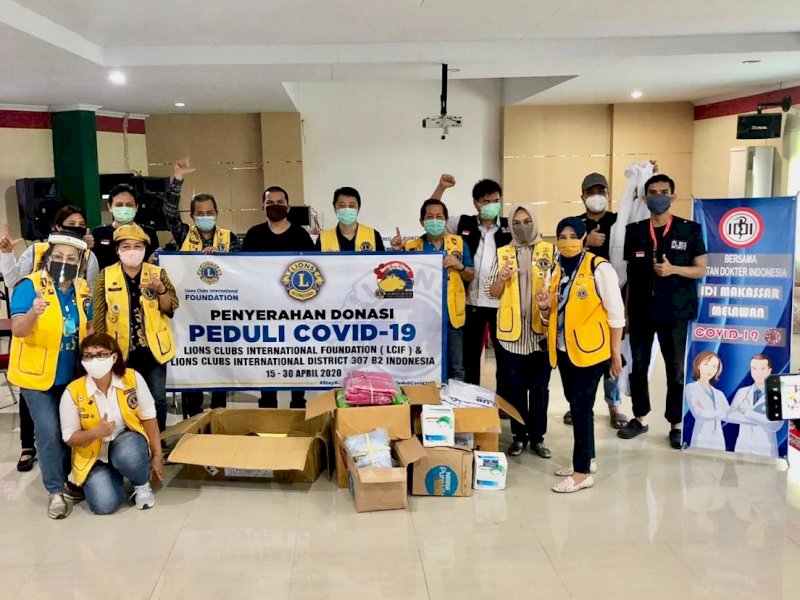 Lions Club Internasional Makassar: Menjadi Donatur Cara Efektif Lawan Covid-19