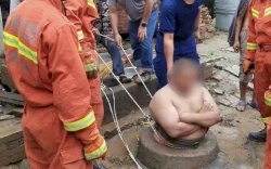 Terperosok ke Sumur, Pria Ini Diselamatkan Perut Buncitnya