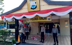 Jelang Peringatan Hari Bhayangkara, Mapolres Sinjai Didandani
