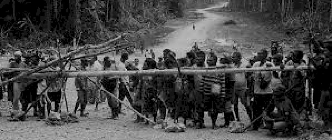 Potret masyarakat adat Papua.