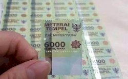 Tok..Tok..Tok, Sah Harga Materai 6000 Jadi Rp 10.000 
