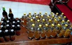 Polres Sinjai Amankan Puluhan Botol Minuman Keras