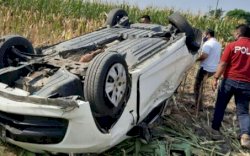 Diburu Polisi Usai Curi Celana Dalam, Pengemudi dan Mobilnya Terguling di Kebun Jagung