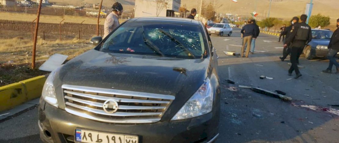 Lokasi serangan terhadap Mohsen Fakhrizadeh