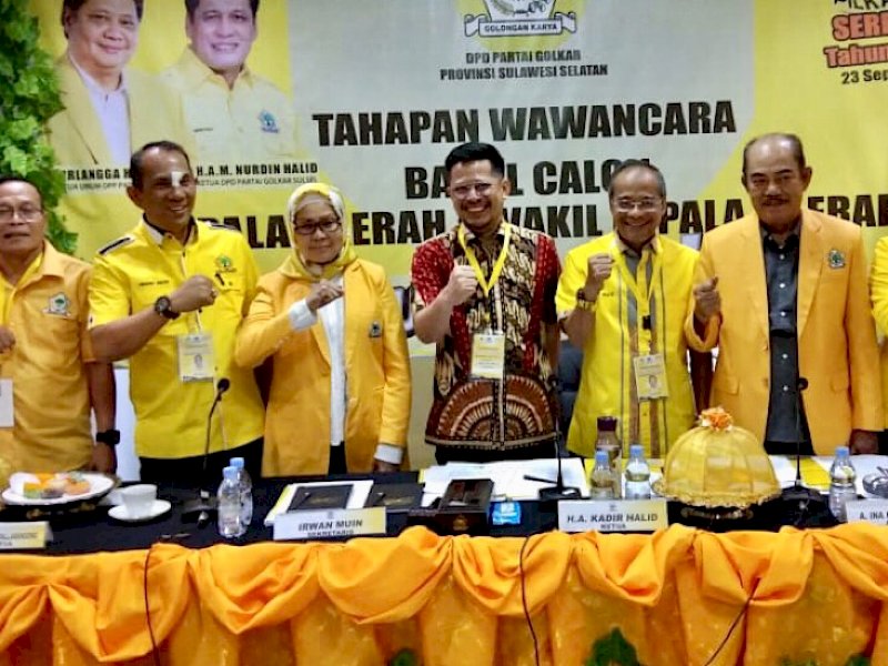 Usung None di Makassar, Ini Jagoan Golkar di 12 Daerah di Sulsel