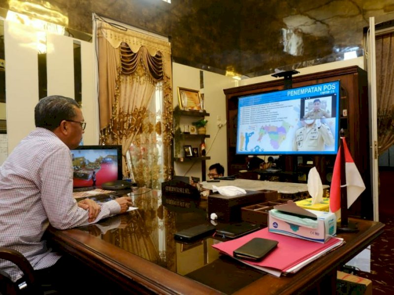 Nurdin Abdullah Sebut Penerapan PSBB di Gowa Bisa Jadi Contoh Nasional
