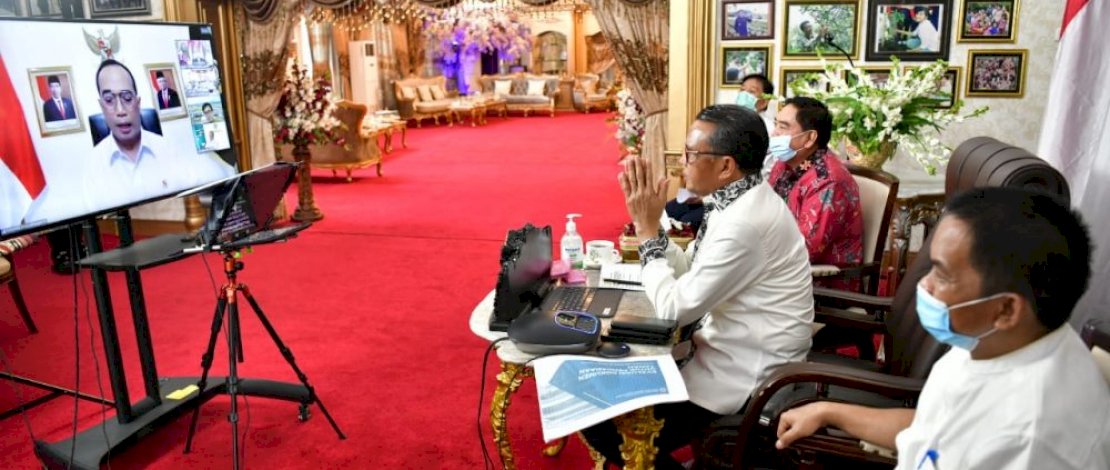 Gubernur Sulsel Bahas Progres Kereta Api Makassar-Parepare dengan Menhub