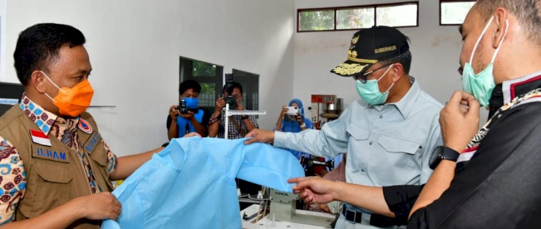 Bantaeng Produksi Sendiri Masker dan APD Lengkap