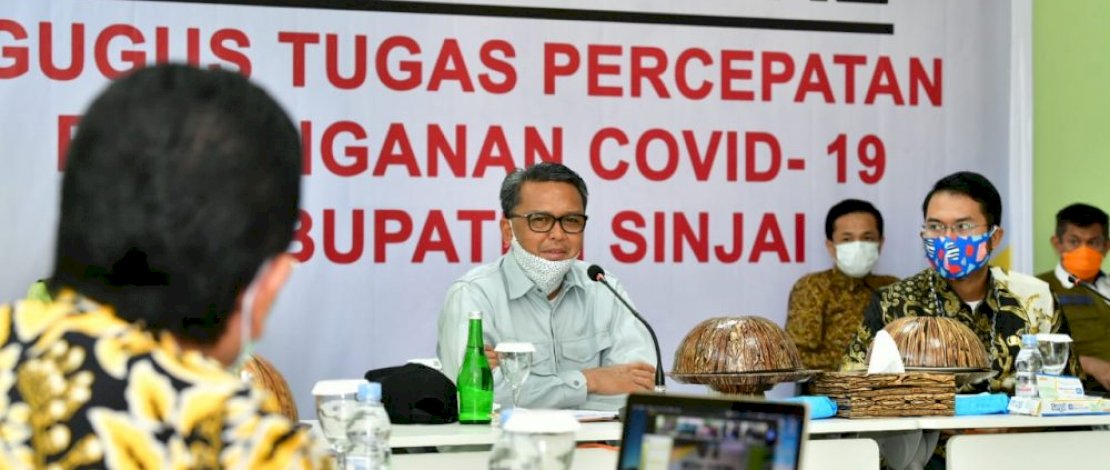 Nurdin Abdullah Dukung Langkah Bupati Sinjai Lawan Covid-19