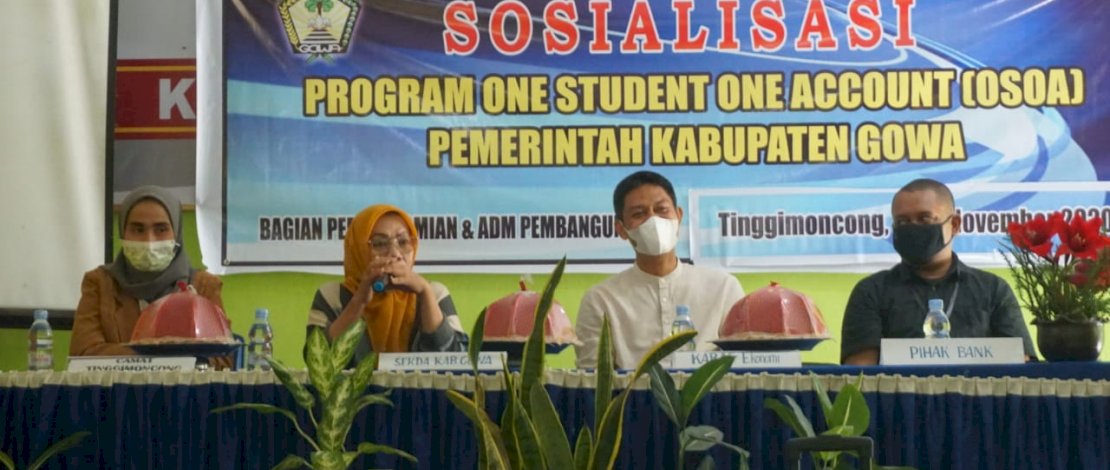 Sosialisasi Program OSOA, Pj Sekda Gowa Harap Tumbuhkan Gemar Menabung Sejak Dini