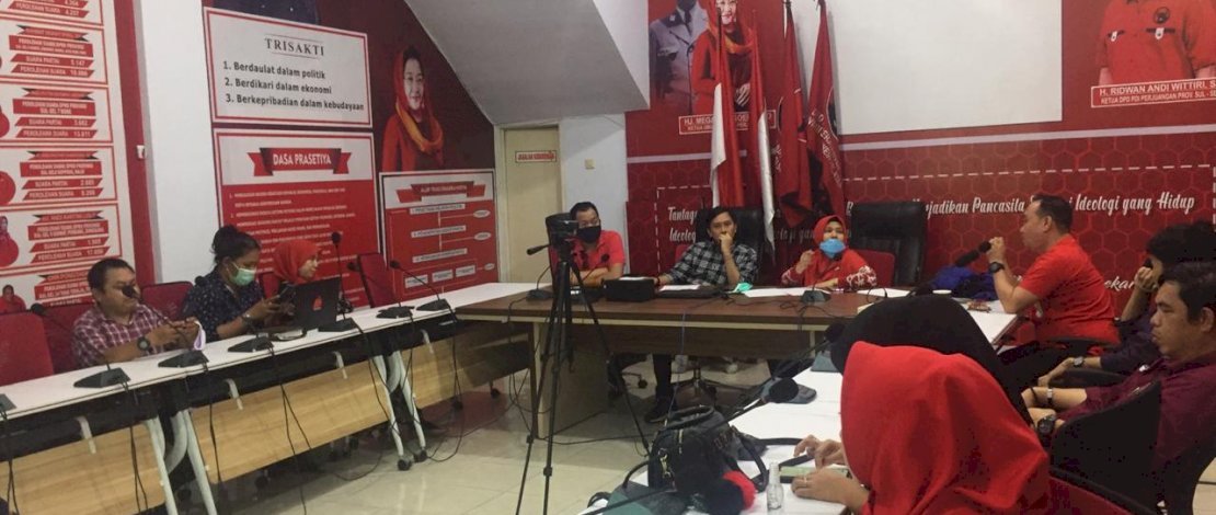 Panitia peringatan Bulan Bung Karno PDI Perjuangan Sulsel.