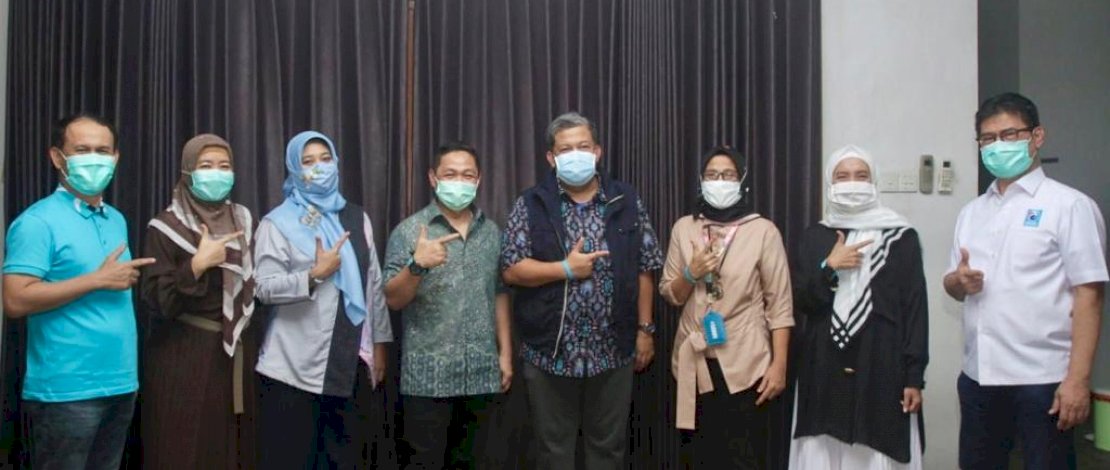 Ketua Umum Partai Gelora Indonesia, Anis Matta, dan Wakil Ketua Umum Fahri Hamzah.