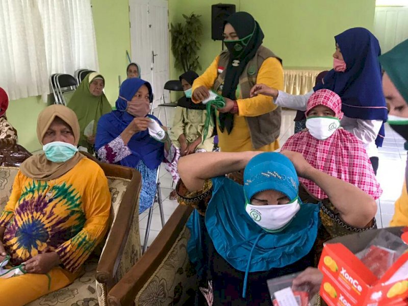 Patelki Malut Bantu Kebutuhan Sembako Keluarga ODP, Orang Jompo dan Anak Panti