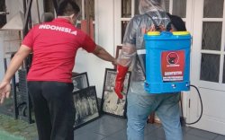 Cegah Covid 19, PDIP Sulsel Kembali Semprot Beberapa Lokasi