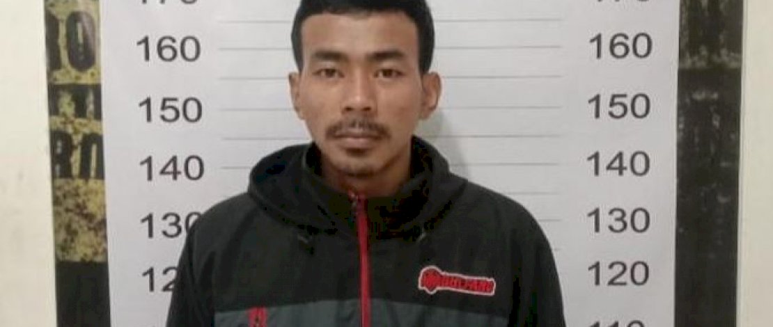 Herdin Hidayat saat diamankan Polsek Rappocini.