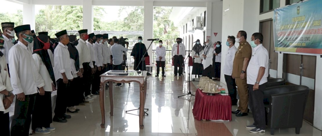 Pelantikan anggota BPD Luwu.