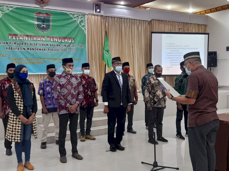 Pelantikan Pengurus IPP-SBT Periode 2020-2022, Ini Pesan Plh Bupati Manokwari