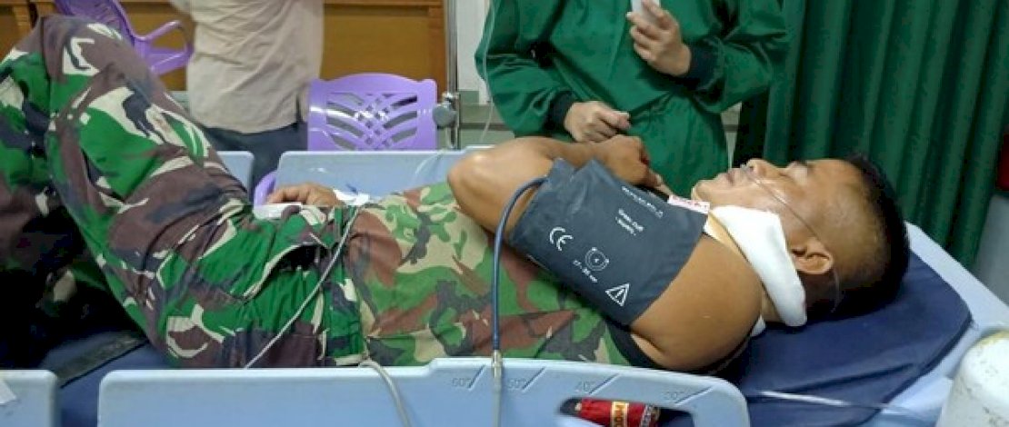 Peristiwa pembacokan terhadap petugas yang membuat petugas melakukan tindakan terukur. (Sumber foto: detik)
