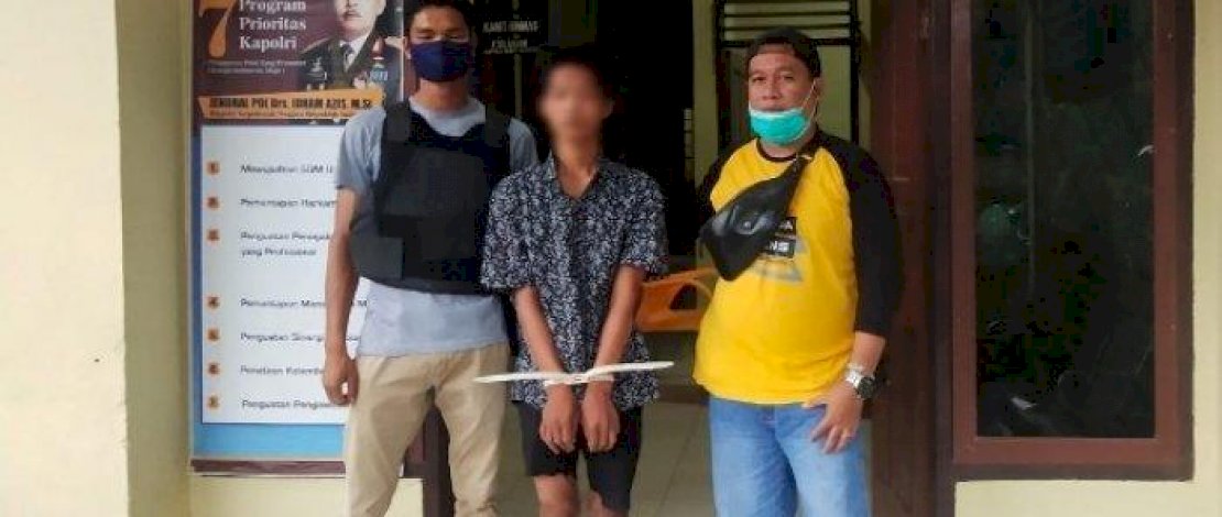 Lokasi penemuan mayat gadis 10 tahun dan penangkapan pelaku pembunuhan.