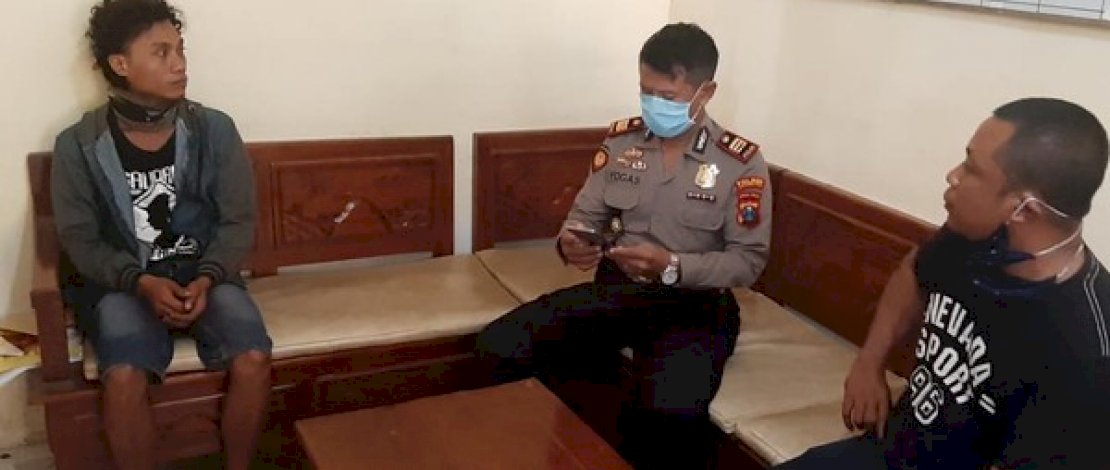 Pelaku pemerkosaan diamankan Polres Jombang.