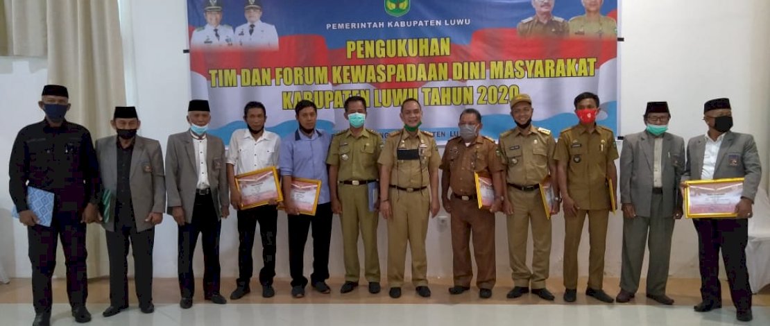 Pengukuhan Forum Kewaspasdaan Dini.