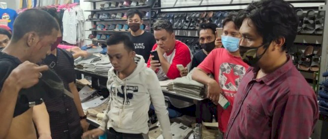 Para pelaku diamankan Anggota Polsek Tamalanrea.