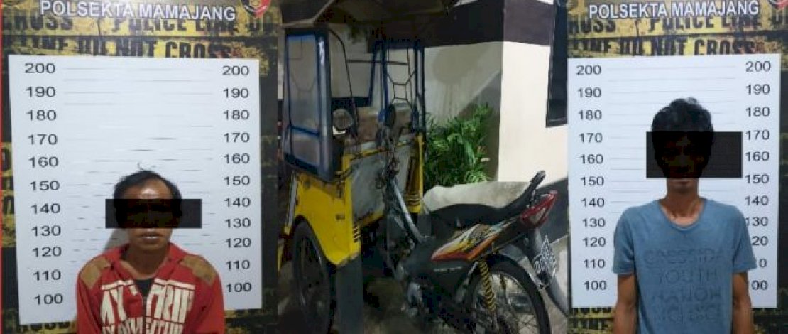 Sembunyi di Panti Jompo, Dua Pencuri Bentor Ditangkap
