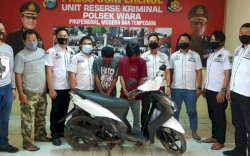 Pelajar dan Kuli Bangunan di Palopo Berkomplot Curi Motor di Teras Rumah Warga