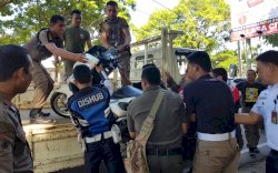 Dishub dan Satpol PP Kota Makassar Tertibkan Ratusan Kendaraan Roda Dua